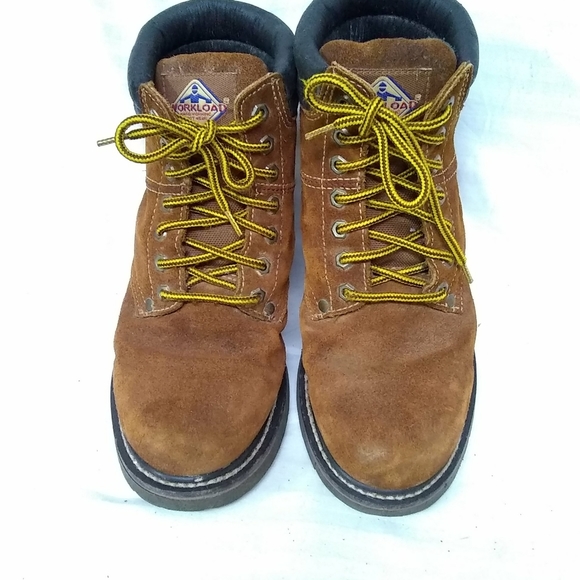 Workload BOOTS Steel Toe SUEDE Ankle Size 7.5 - Picture 1 of 6
